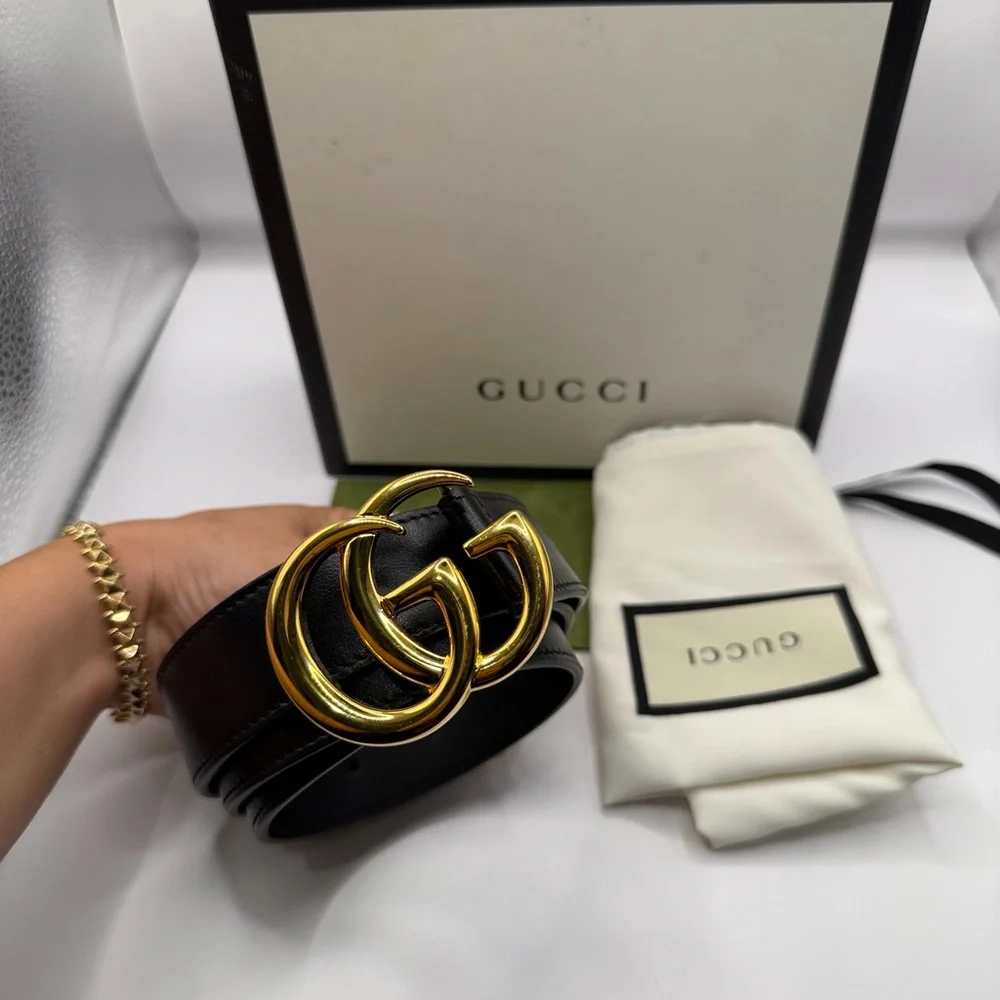 GUCCI Marmont Leather BELT - Picture 4 of 4